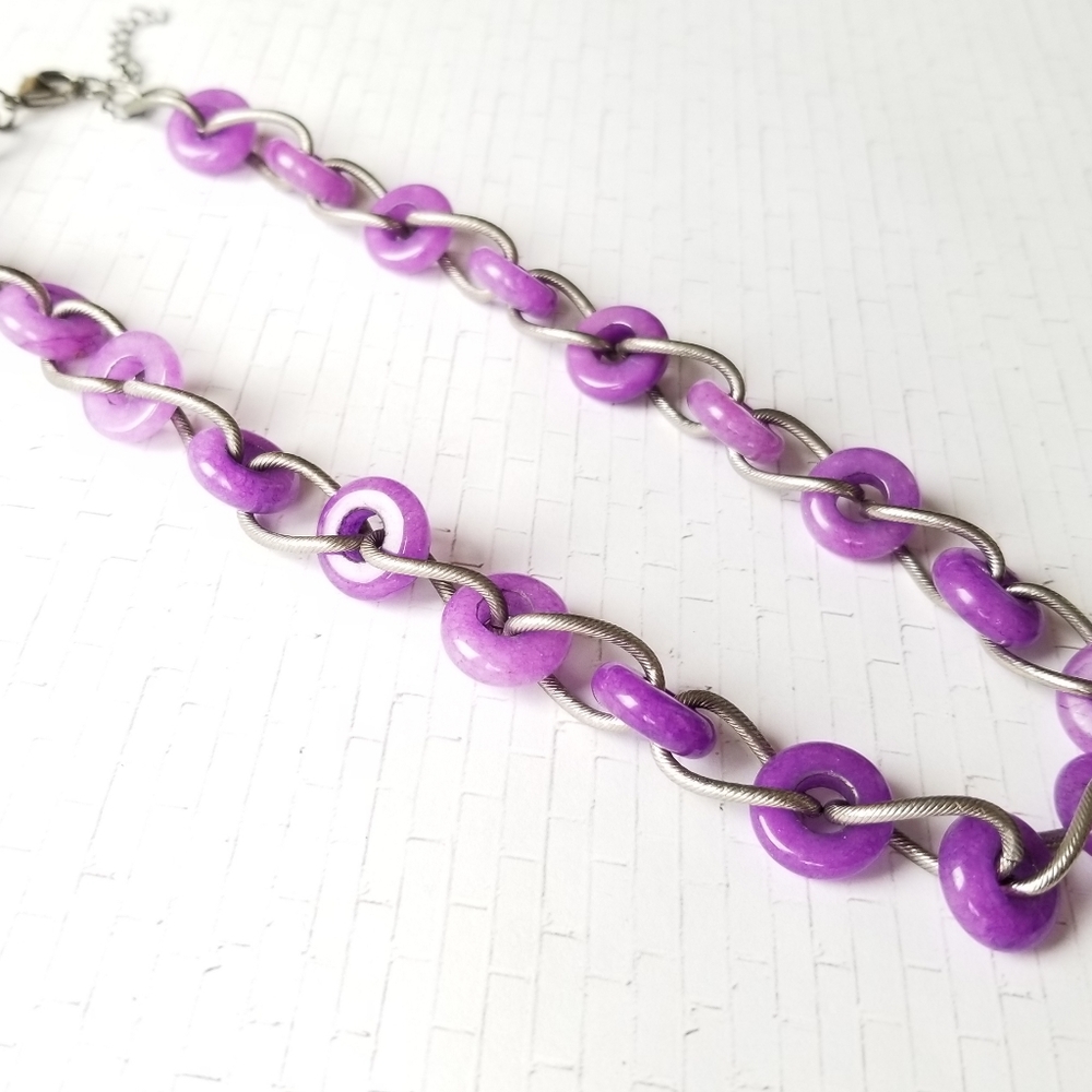 COPY - Genuine Jade Necklace in Stainless Steel